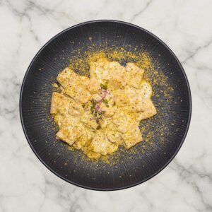 Paccheri Pistacchio e Gamberi